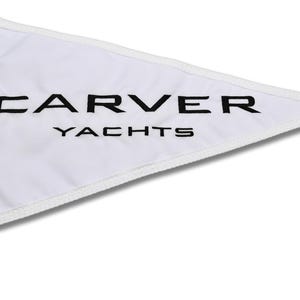 Carver Yachts Pennant Flag Embroidered Nylon Burgee (12x18)
