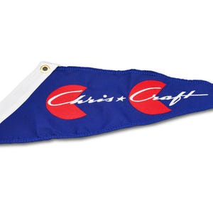 Chris Craft burgee pennant flag - cruisers 1946 to late 1950&#39;s