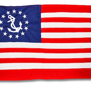 Drapeau Yacht Ensign poly/coton 16 x 24