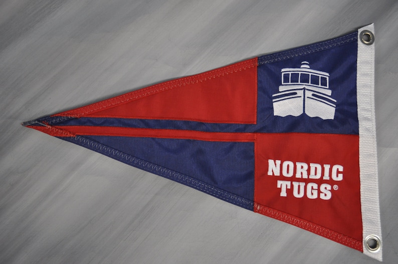 Nordic Tug Burgee Pennant Flag - Etsy
