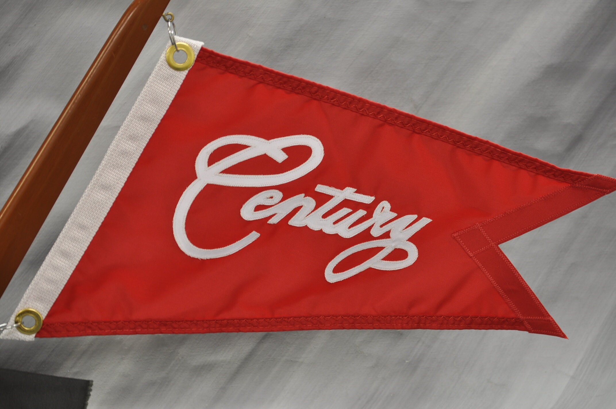 Century Boat Burgee Pennant Flag 19571964 Red Etsy