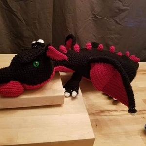 Fierce crochet Dragon!