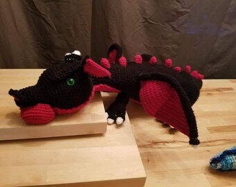 Fierce crochet Dragon!