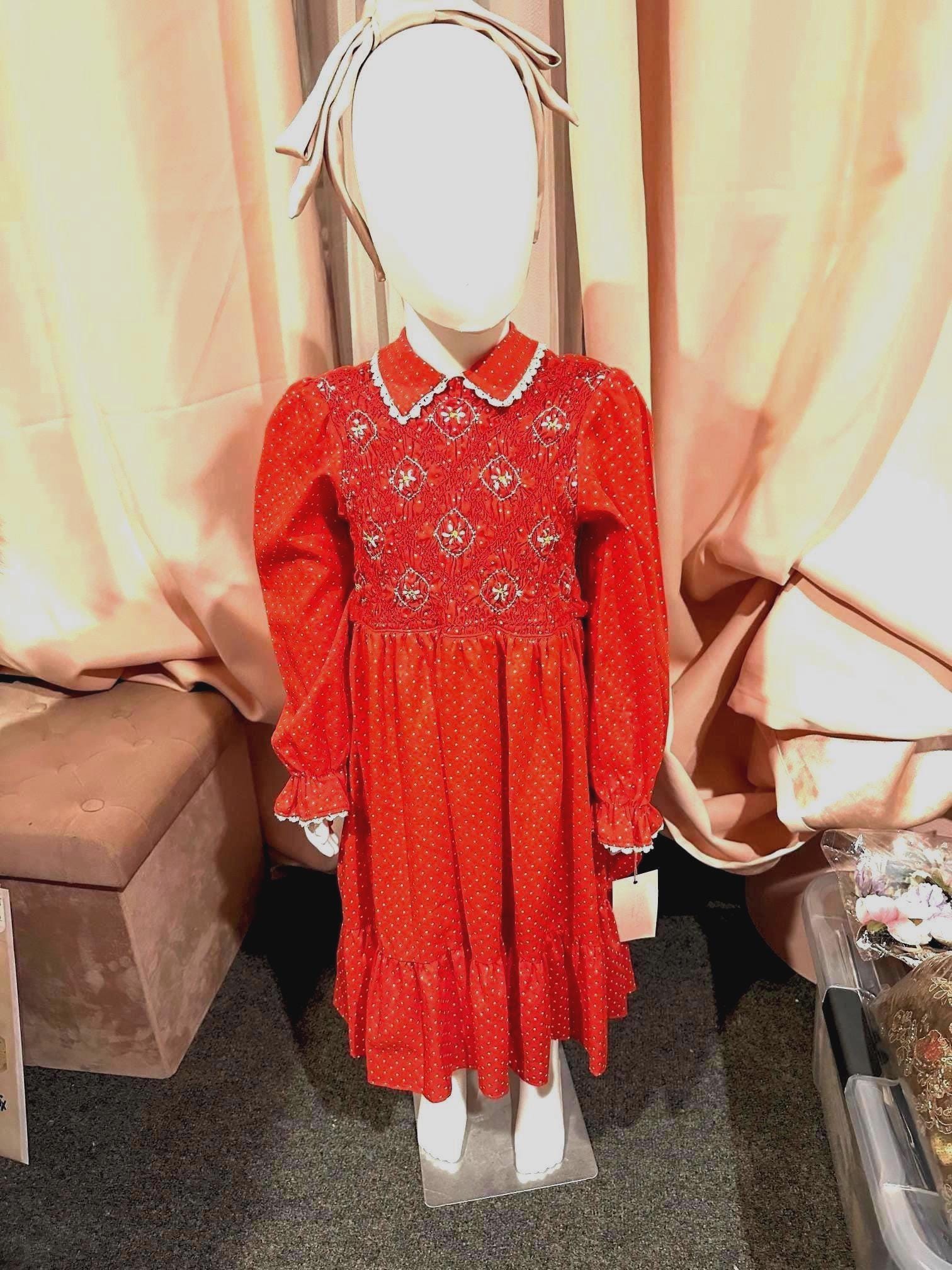 Polly Flinders Red and White Dress - Etsy Polly Flinders Red and White Dress - Etsy