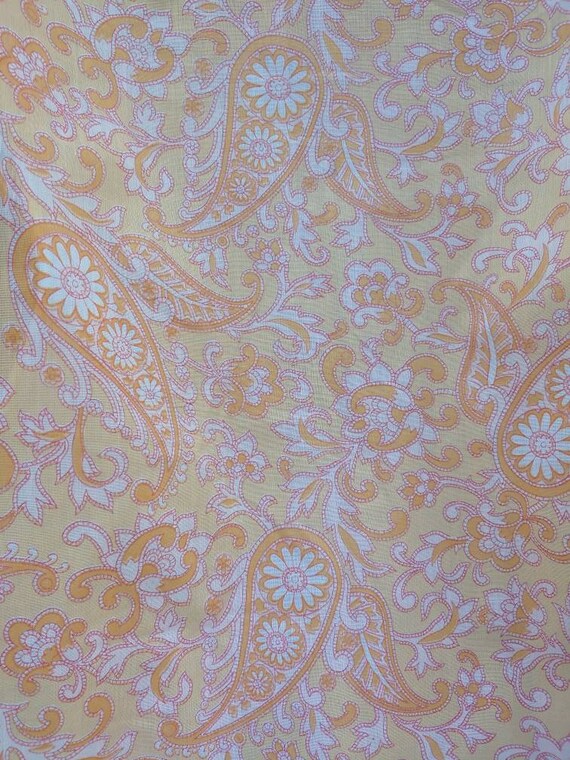 Handmade Vintage 1960s / 1970s Floral and Paisley… - image 5