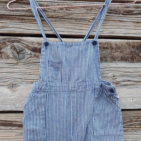 Striped Overalls - Etsy