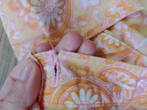 Handmade Vintage 1960s / 1970s Floral and Paisley… - image 6
