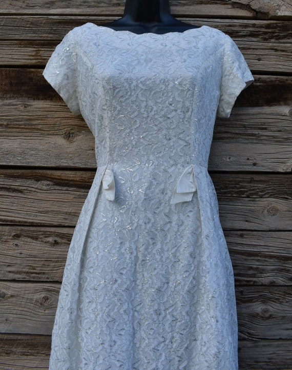 chinese dress ladies 80s Does 50s White Lace Cupcake Dress main image 0