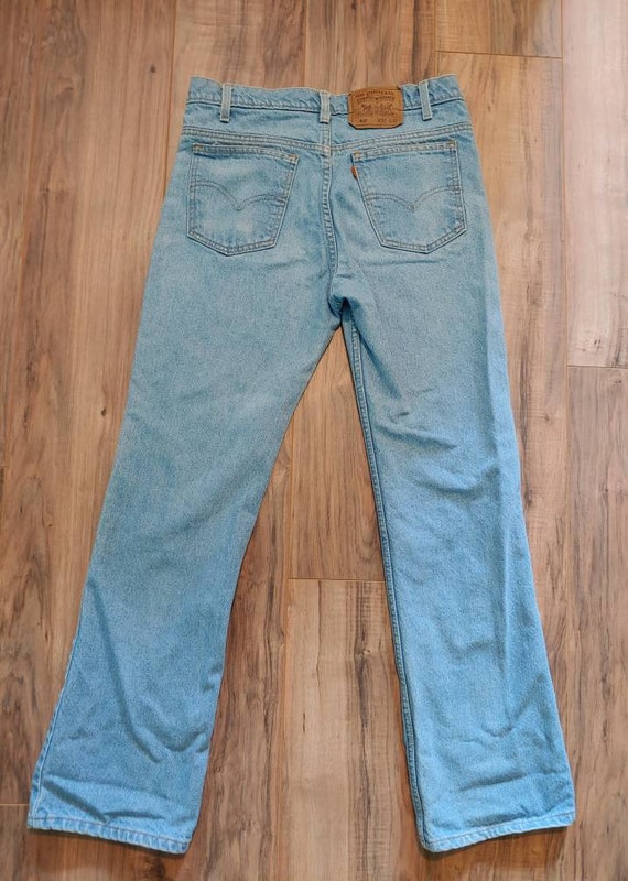 Retro Vintage 1990s Levi's  517 Jeans 32 x 32 - image 7