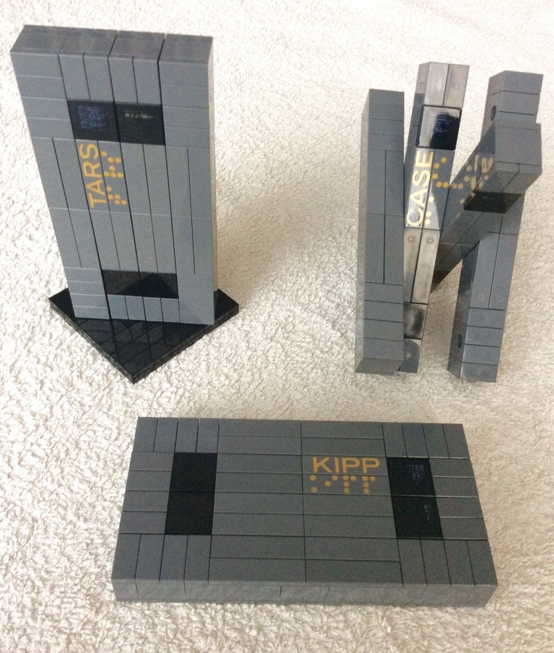 Lego Interstellar Movie Robot TARS CASE /& KIPP Custom Action Figures Not an official Lego product