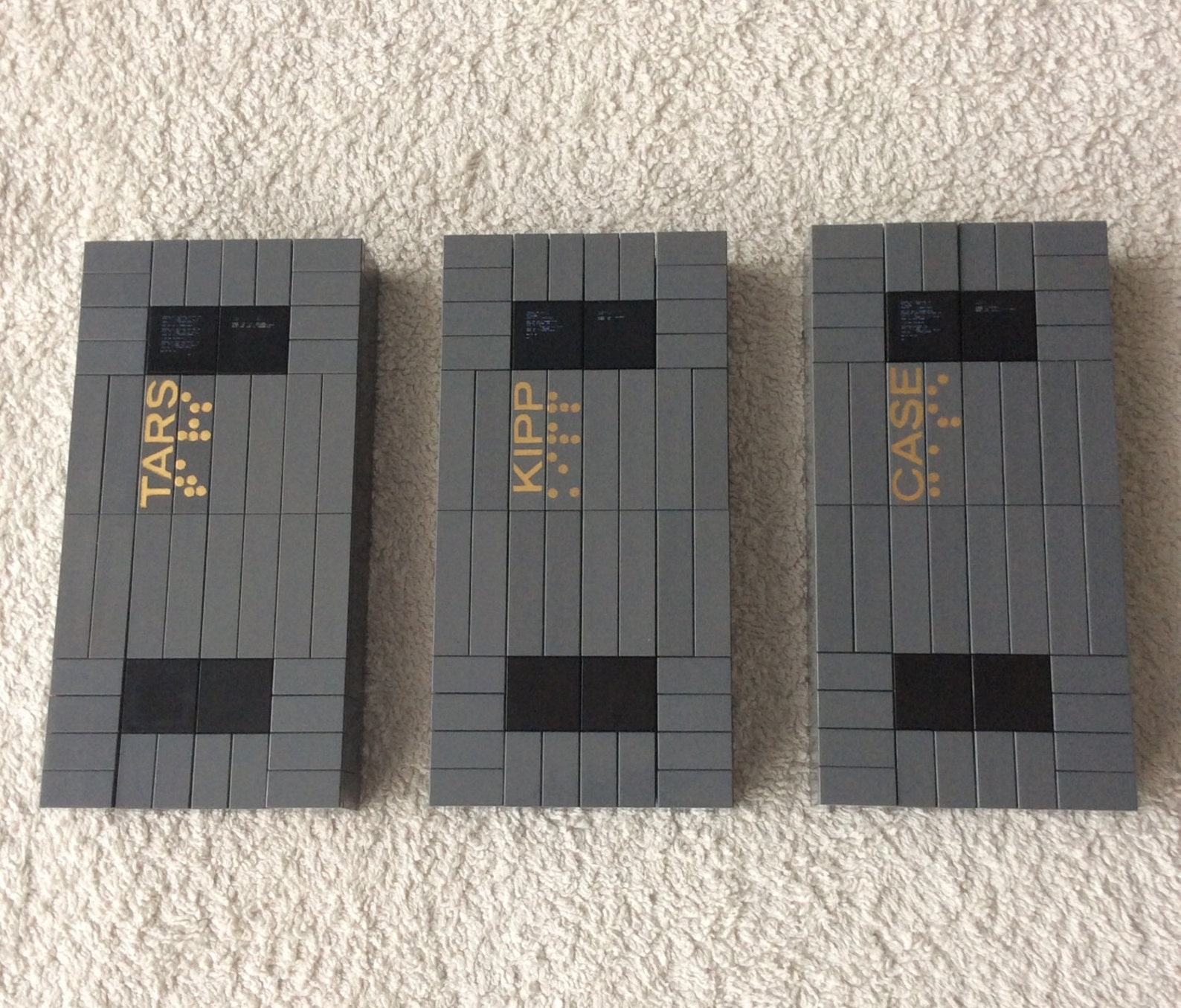 Interstellar Movie Robot Tars Case & Kipp Custom Figure Made Etsy