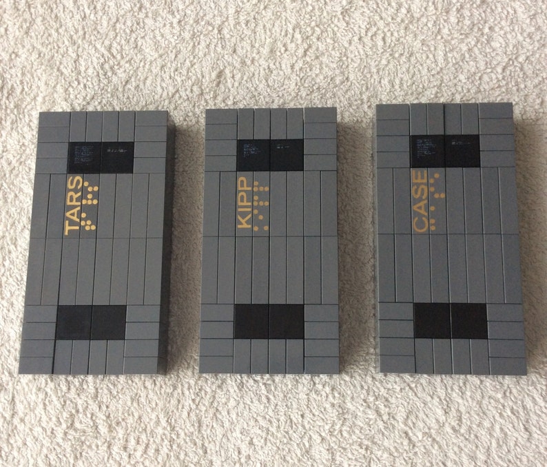 Lego Interstellar Movie Robot TARS CASE /& KIPP Custom Action Figures Not an official Lego product