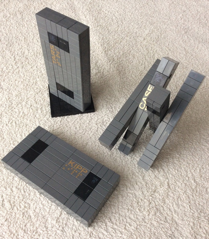 Lego Interstellar Movie Robot TARS CASE /& KIPP Custom Action Figures Not an official Lego product