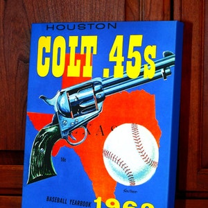 MAJESTIC  HOUSTON COLT .45's 1960's Throwback Customized Baseball