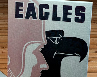 1951 Vintage Philadelphia Eagles Football Program - Canvas Gallery Wrap