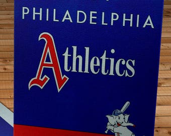 1951 Vintage Philadelphia Athletics Yearbook - Canvas Gallery Wrap