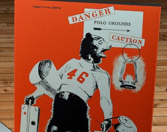 1946 New York Giants - Chicago Bears Football Program - Championship Playoff  - Canvas Gallery Wrap