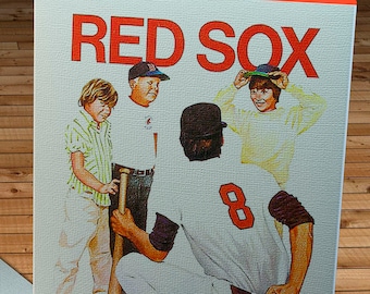 1972 Vintage Boston Red Sox Yearbook - Canvas Gallery Wrap