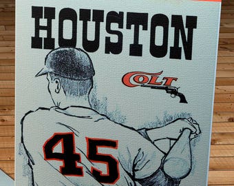 1964 Vintage Houston Colt .45's Yearbook - Canvas Gallery Wrap