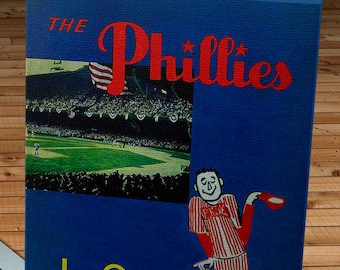 1952 Vintage Philadelphia Phillies Yearbook - Canvas Gallery Wrap