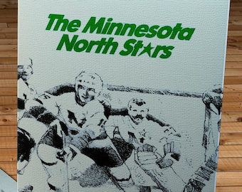 1979-1980 Vintage Minnesota North Stars Media Guide - Canvas Gallery Wrap