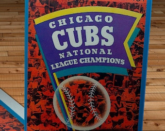 1946 Vintage Chicago Cubs - N.L. Champions Program - Canvas Gallery Wrap