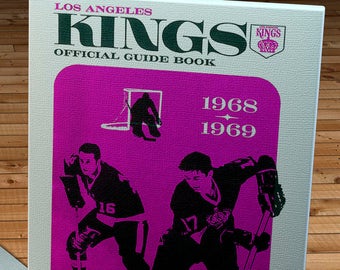 1968-1969 Vintage Los Angeles Kings Media Guide - Canvas Gallery Wrap