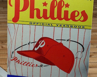 1958 Vintage Philadelphia Phillies Yearbook - Canvas Gallery Wrap