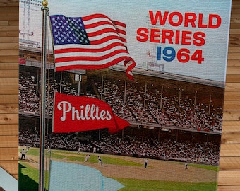 1964 Vintage Philadelphia Phillies - World Series (Phantom) Program Cover - Canvas Gallery Wrap