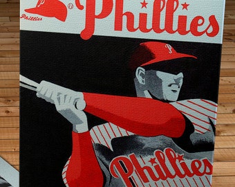 1953 Vintage Philadelphia Phillies Yearbook - Canvas Gallery Wrap   #BB338