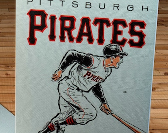 1963 Vintage Pittsburgh Pirates Yearbook - Canvas Gallery Wrap