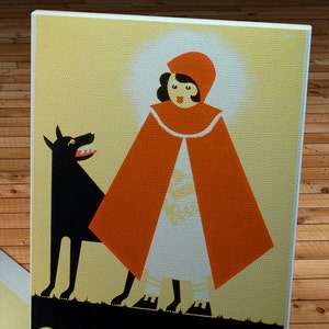 Vintage WPA Poster - Once Upon a Time  - Canvas Gallery Wrap