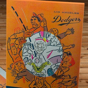 1965 Los Angeles Dodgers-program - Canvas Gallery Wrap