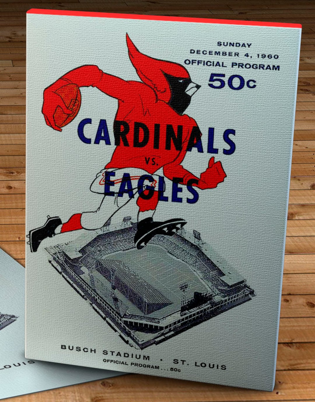 1960 Vintage St Louis Cardinals Philadelphia Eagles 