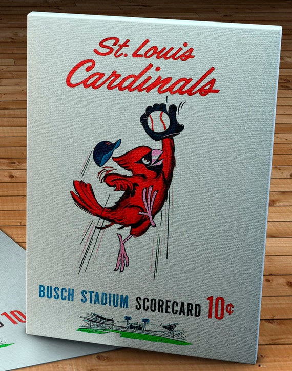 St. Louis Cardinals Vintage 1958 Scorecard Tote Bag