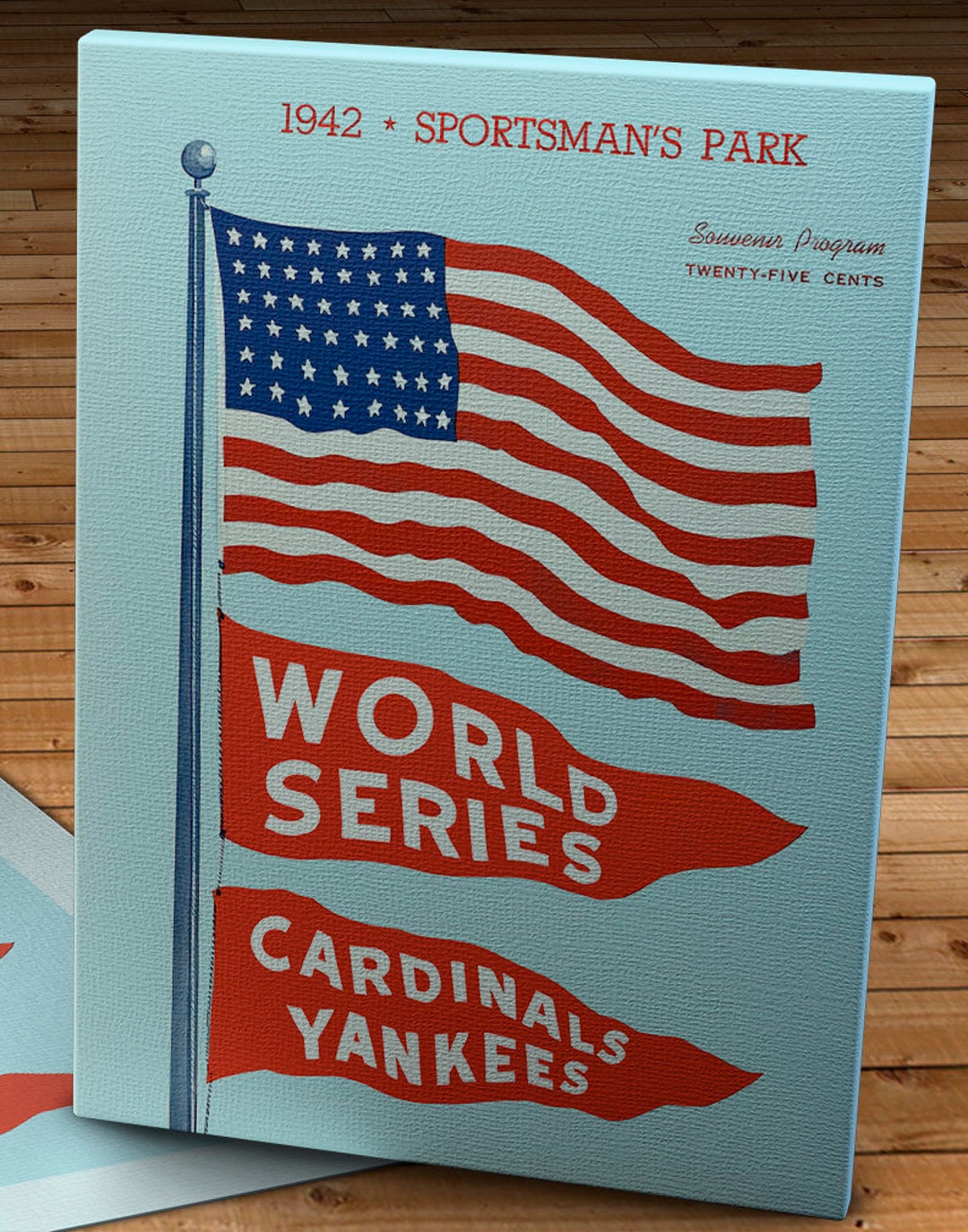 1942 Vintage St. Louis Cardinals - New York Yankees World Series