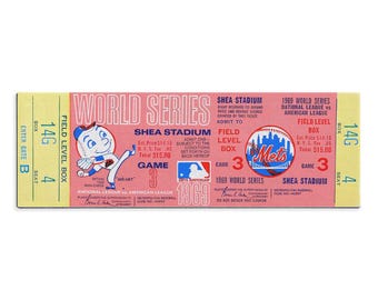Vintage Baseball Tickets