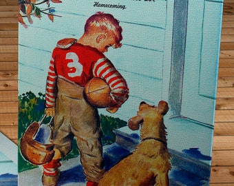 1939 Vintage Washington Huskies - Stanford Football Program - Canvas Gallery Wrap