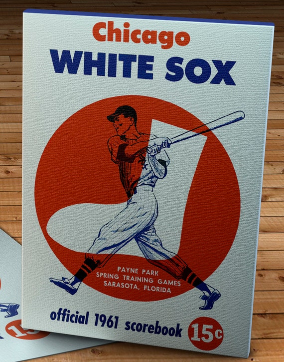 1961 Vintage Chicago White Sox Baseball Spring Training Program