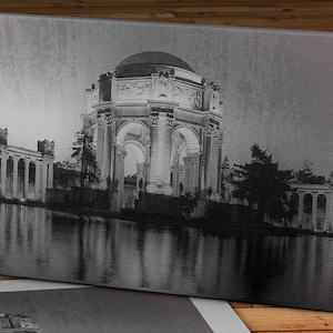 The Palace of Fine Arts - San Francisco, California - Canvas Gallery Wrap - 12 x 20 #FA004