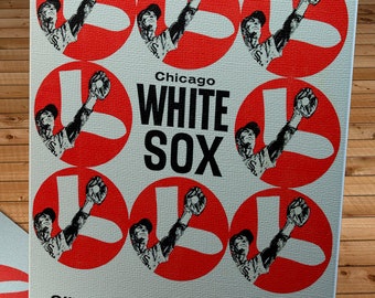 1963 Vintage Chicago White Sox Yearbook - Canvas Gallery Wrap
