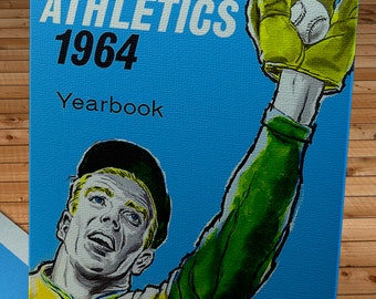 1964 Vintage Kansas City Athletics Yearbook - Canvas Gallery Wrap