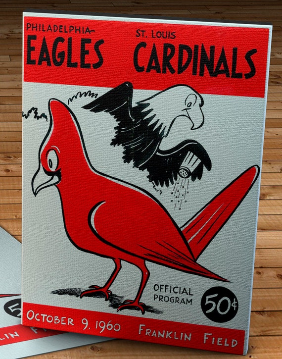 1960 Vintage St Louis Cardinals Philadelphia Eagles 