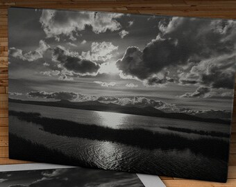 Clearing Storm - Klamath Lake, Oregon - Canvas Gallery Wrap