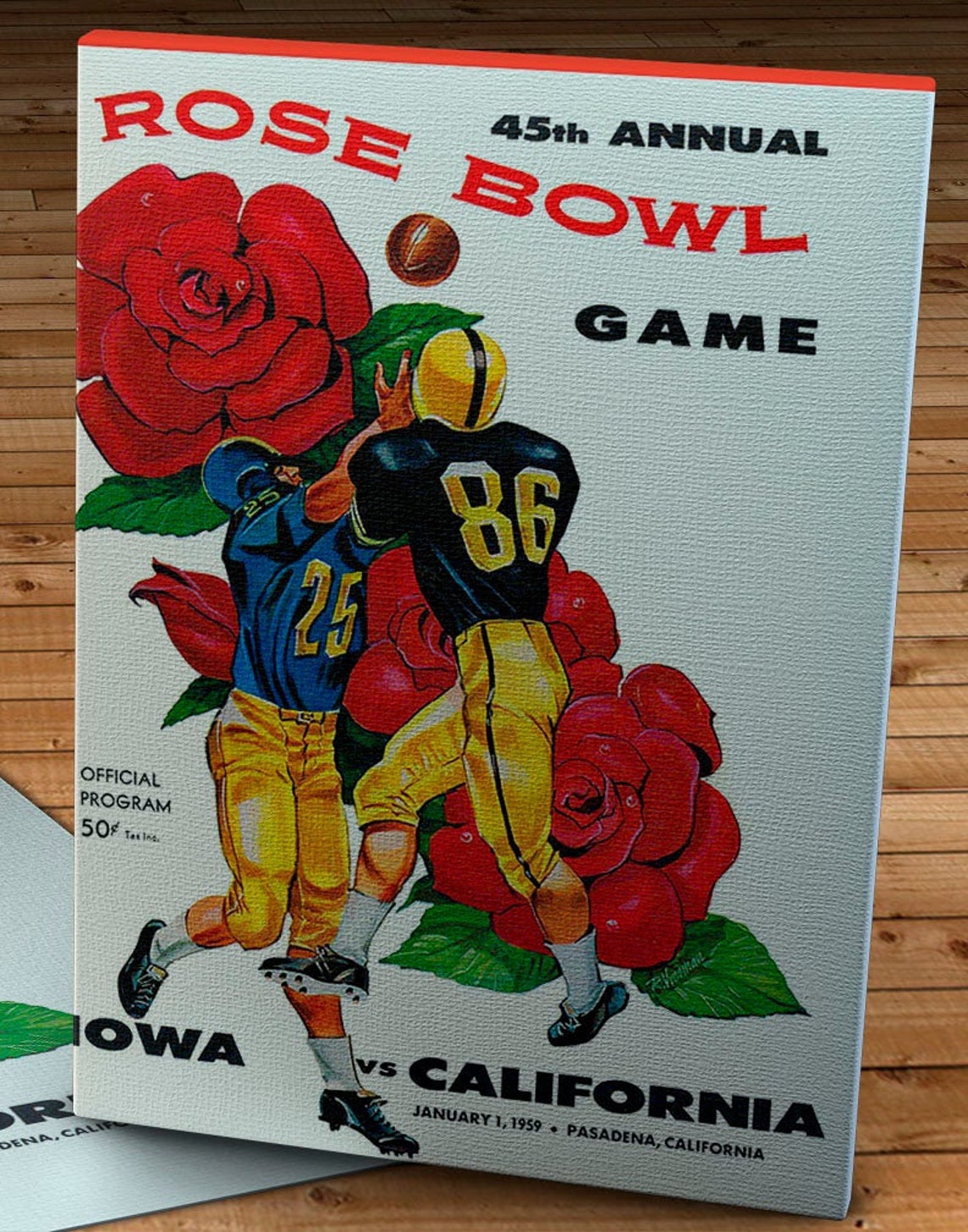Casquette Snapback Vintage Rose Bowl 1991 - Iowa Hawkeyes Vs Washington Huskies - Rose
