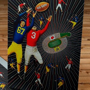 1951 Vintage California Bears - Stanford Football Program - Canvas Gallery Wrap