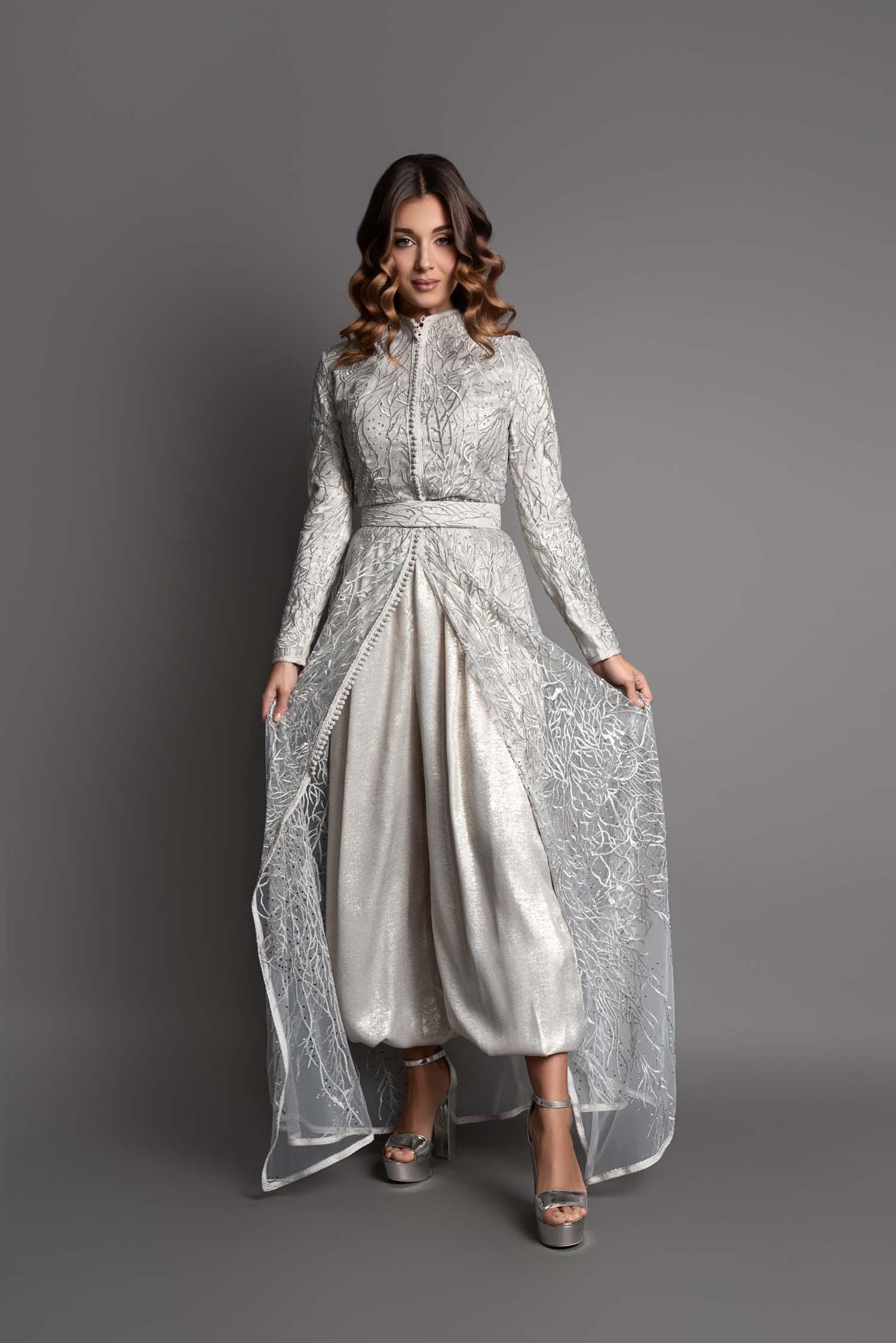 Chic wedding kaftan dress Dakota Jasmine by Mode et Caftan