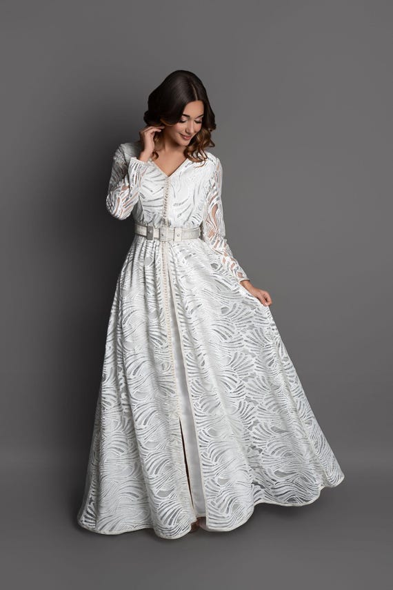 Elegant Wedding Caftan Farah by Mode Et Caftan Canada