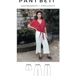 Sewing pattern | Women&#39;s pants | Pants tutorial | PDF | Women&#39;s pants | Easy to sew | Shorts pattern | Sewing tutorial