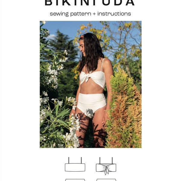 Sewing pattern | Bikini pattern | PDF File | Swimwear pattern | Easy to sew | Sewing tutorial | Women's patterns